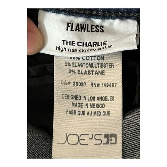 Joe's Jeans The Charlie high rise skinny ankle Becco size 24 - Picture 5 of 7